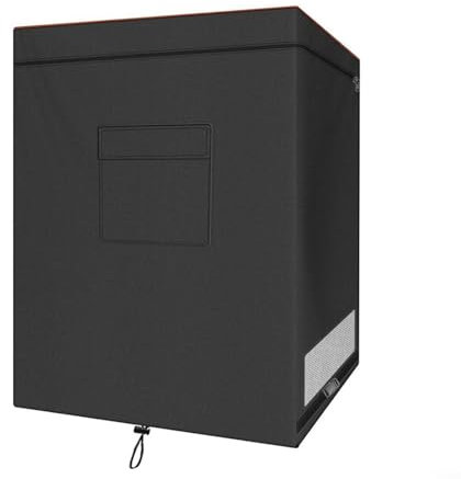 BlissfulAbode Wasserdichte 210D Oxford Gefriertruhe Abdeckung 71,12 x 58,42 x 86,36 cm Kühlschrank Staubschutz mit elastischem Saum, verstellbare Schnallen, seitliche Druckknöpfe