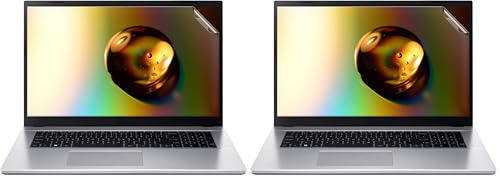 kwmobile Schutzfolie für Acer Aspire 3 17.3 (A317-54-58K7) Folie - Laptop Folie - Displayschutz matt - Displayschutzfolie Displayfolie entspiegelt - Laptop Schutz Zubehör (Packung mit 2)