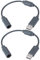 Trenro - Cable USB para Mando a Distancia para Microsoft Xbox 360 (2 Unidades)