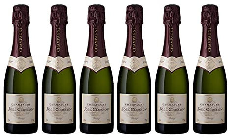 Lot de 6 Demi-bouteilles de Champagne PRESTIGE Brut - Joël CLOSSON® - DIRECT PRODUCTEUR