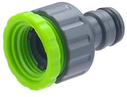 Raccord Nez de Robinet d'Arrosage Automatique - Femelle 20x27 (3/4) + Adaptateur 15x21 (1/2) AROZ