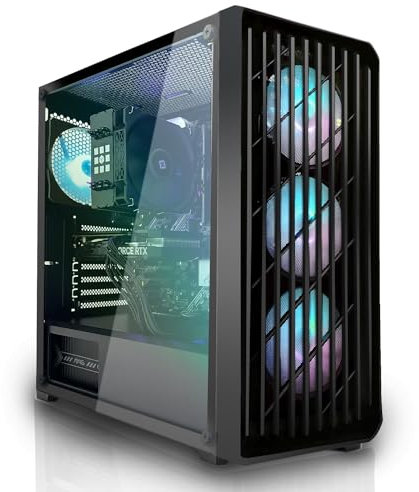SYSTEMTREFF Gaming PC AMD Ryzen 7 5800X 8x4.7GHz | Nvidia GeForce RTX 3060 12 GB DX12 | 1TB M.2 NVMe + 1TB HDD | 32GB DDR4 RAM | WLAN Desktop Computer Rechner für Gamer, Zocker & Streamer
