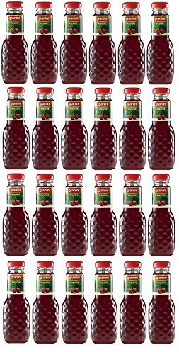 24 Flaschen a 200ml Granini Kirsch Fruchtgehalt 40% in MEHRWEG Pfand Glas Flaschen Kirschen Trinkgenuss