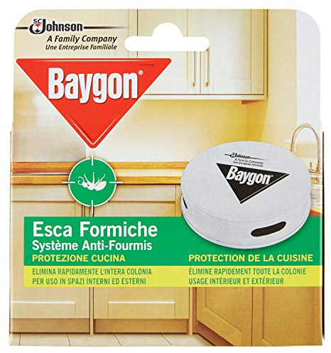 Baygon Piège Anti-Fourmis Boîte à Appât Usage Intérieur et Extérieur
