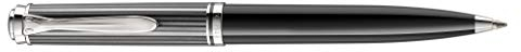 Pelikan 813549 Drehkugelschreiber Souverän K605 Stresemann, Schwarz-Anthrazit, in Faltschachtel