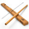 Bamboo Step - Pack de 3 kits Individuels de 1 Longue Paille en Bambou (25cm) de qualité supérieur et 1 goupillon - gamme Bamboo MOVE - (Diamètre Smoothie : 11mm)