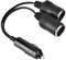 Car Cigarette, 12V 24V Car Cigarette Lighter Splitter Adapter Car Charger Male to 2 Way Female Cigarette Socket Extension Cord Cable for Travel
