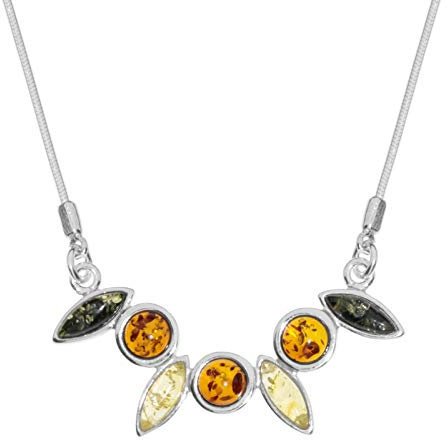 Collier - Sigrun - Silber 925/000 - Bernstein