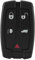 2 Key Fob, Terisass Car Key Fob 5 Button Keyless Entry Remote Control Key Fob Pfc7953 Chip Replacement Fits for 2434mhz Chiave Accensione
