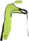 WOWOWO Women One Shoulder Reflective Top Short Neck Irregular Buckle T-Shirt Shrug Neon Green