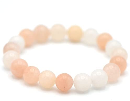 Miracles Minéraux Bracelet perle ronde 10 mm, pierre naturelle, création artisanale française, plus de 40 choix