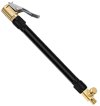 Ncheli Autoventil Hebelstecker Air Chuck mit Autoventil Adapter für Reifenventile mit Ventilgewinde,Messing Reifen Ventil Luftpumpe Clip mit Auto Ventilstecker Luftpumpe Gewinde Düse Adapter