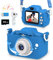 Dwfit Kinder Kamera, Digitalkamera für Kinder,Selfie 1080P HD-Videospielzeugkamera mit 32G Karte,Geschenk für 3-12 jährige Mädchen und Jungen