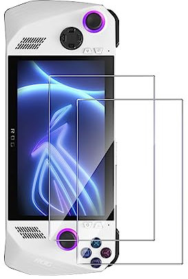 Anoowkoa 2 Pezzi Pellicola Protettiva per ASUS Rog Ally 2023/Asus Rog Ally X 2024 7 Pollici Vetro Temperato Pellicola Schermo Intero Trasparente Compatibile con ASUS Rog Ally/Asus Rog Ally X
