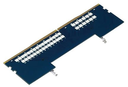 TECKEEN Adattatore di memoria DDR4 per computer portatile a desktop, tester di memoria, scheda di protezione SO-DIMM a DDR4, convertitore DDR4 connettore di memoria RAM
