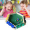 WDEC 6-Spieler Shut The Box, Brettspiel aus Holz, Schließ die BoxWürfelspiel Holzbrett Zahlenspiel Family Pub Bar, Schließen Sie die Box Würfel Spiel für Kinder, Familie Math Spiel (Grün)