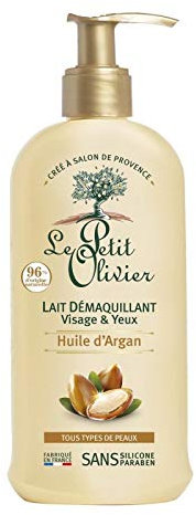Le Petit Olivier Lait Démaquillant à l'Huile d'Argan 200ml - Douceur et Éclat pour une Peau Radieuse - Catégorie Hygiène et Beauté, Visage - Le Lot De 3