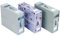 Arsey 3Er Pack Stapelbare Unterbett - Aufbewahrungsbox für Bettwäsche Organizer mit Sichtfenster Bettwäschen Aufbewahrung für Queen/King Size Bettlaken Set Bettdecken Decken, Blau