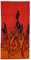 ware-direkt Schlauchschal Multifunktionstuch Loop Schal Halstuch Damen Herren Outdoor Sport Atmungsaktiv Elastisch (Flames 3)