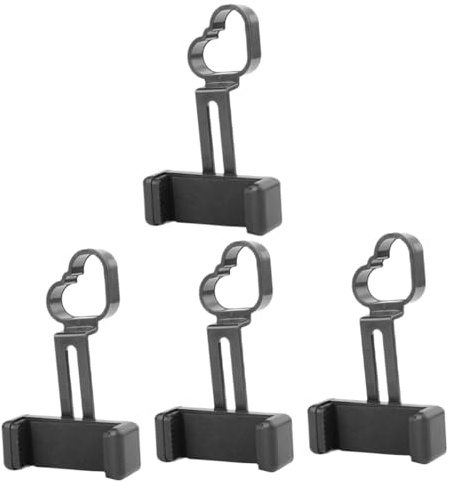 ULTECHNOVO 4 Stück Teleskop-fotoständer Fernrohr Telefon Handyhalter Smartphone-Adapter Teleskop-Kamera-Adapter Teleskop Zubehör Abs