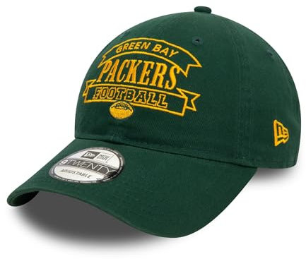 New Era Green Bay Packers NFL Fankappe Cap 9Twenty American Football verstellbar grün - One-Size