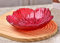 Frutero de cristal nórdico moderno con forma de flor nacarada, grande, decorativo, para uso doméstico, color