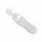 Culnflun Biberón de Silicona para Bebés con Cuchara Alimentador Exprimible para Cereales de Alimentos Frescos para Niños Pequeños 90 ml (Blanco)