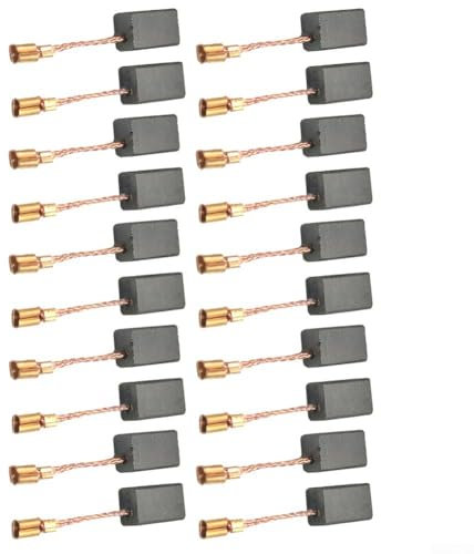 Escobillas de carbón 5 x 8 x 15 mm para Bosch para amoladora GWS 660 670/6-100/6-125 8-100/8-125 750 900 Series 1607014145 (10 pares)