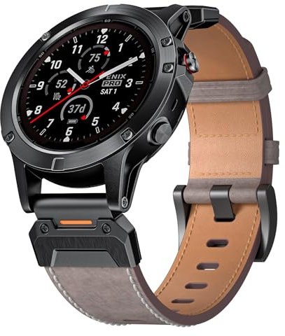 26 mm cinghie di orologi in pelle per Garmin Fenix ​​7x 7 6x 6 Pro 5x 5 Epix Gen 2 Smart Watch Bracciale