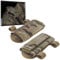 WLXW 2Pcs Tactical Vest Strap Shoulder Pad Comfort Cushion Mesh Padded Camo For Hunting Vests SPC JPC1.0/2.0/3.0 Plate Carrier CS Airsoft Wargame Cosplay Painball Gear(RG)