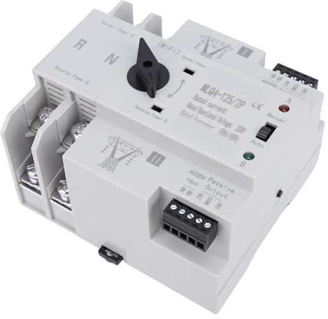 Marhynchus Interruttore di Trasferimento Automatico WiFi 2P 63A Interruttore di Trasferimento a Doppia Potenza per il Laboratorio di Fabbrica di Negozi Domestici