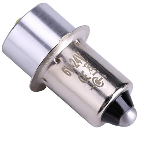 Dilwe Mag Lite LED-Umrüstsatz, Hochhelle LED-Ersatzlampe, 3 W 6–24 V P13,5S Upgrade für Taschenlampen und Notarbeitsleuchten