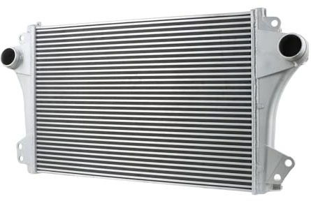 HELLA 8ML 366 341-181 Ladeluftkühler - Kühlrippen gelötet - Aluminium/Aluminium