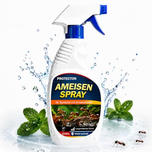 Ameisenspray 500 ml - Ameisen Spray für Innen Außen, Küche Balkon