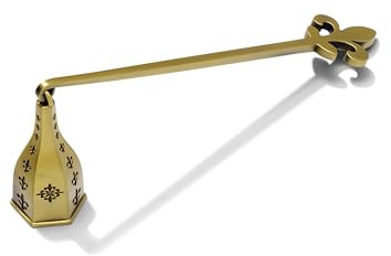 Wickman Candle Snuffer Antique Brass