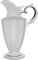 Baci Milano Pichet Aqua Top Elizabeth en acrylique APIT1.Eli 1.75L (solide blanc)