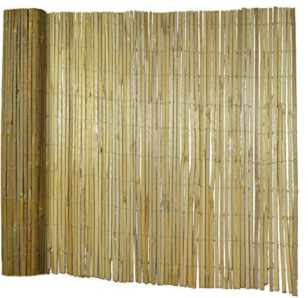 casa pura Canisse en bambou - Brise-Vue Jardin - Brise Vue pour Terrasse, Jardin, Balcon - Clotûre du jardin Résistant aux intempérie UV - 100% Bambou Naturel (100cm (H) x 300cm (L))