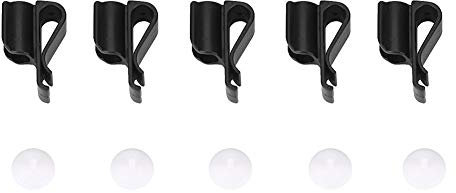 MAGT Golf Club Bag Clip 5Pcs Durable Golf Bag Clamp Practical Golf Club Putter Clips Holder With Ball Markers Accessories