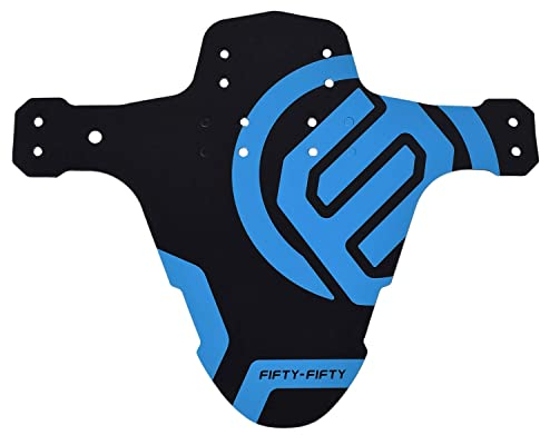 FIFTY-FIFTY MTB Schutzblech, Fahrrad Schutzblech, Schutzbleche Mountainbike Hinten und Vorne Schlamm schaber Spritzschutz Fit 26 27.5 29 Zoll Fat Bike (Blau, 1 Stück)
