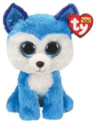 TY 36310 Husky - Beanie Boos, 15 cm, Blau