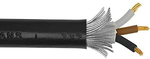 Armoured XLPE SWA Cable 3 Core - 16.00mm - Black - Various Lengths (5 mtr)