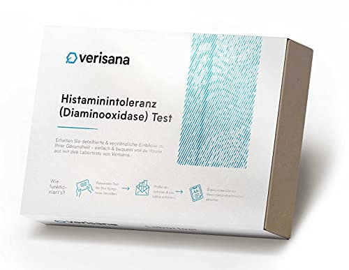 Test d'intolérance à l'histamine - Déterminez facilement et confortablement votre valeur à la Diaminoxidase (DAO) chez vous - Laboratoire Verisana