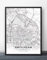Leinwand Bilder,Amsterdam Niederlande Stadtplan Wandkunst Bilder Große Poster Drucke Moderne Schwarz Und Weiß Stadt Rechteck Gemälde Pop Wandmalereien Kunstwerk Für Wohnkultur, 50X70Cm / 19.68X27