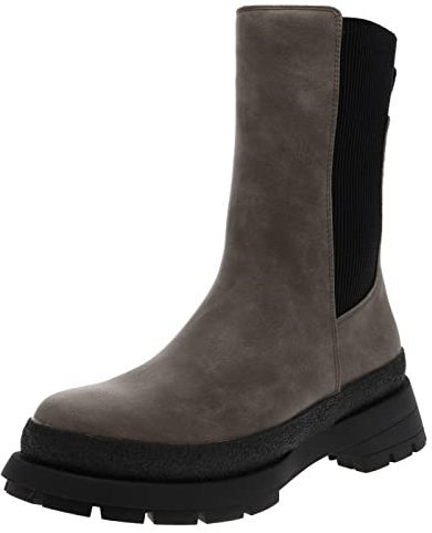 Buffalo Stivali Shari Vegan Donna, Nero , 37 EU