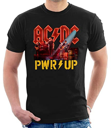 All+Every AC/DC Power Up Stage Lights Men's T-Shirt Black