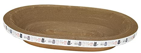 Baoblaze Cat Scratcher Kartonkratzbrett Haustierkissen Grind Claws Haus Nest Couch Wellpappe Kratzunterlage für Kitty Indoor Cats Pet Supplies, 53 cm x 37 cm x 8 cm