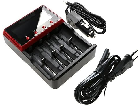 CoreParts Charger for 18650 Battery, with Euro AC Power Cord and, MBXBTCHR-AC0045