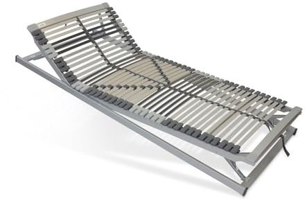 Lattenrost 120x220 verstellbar - Nimbo 44 KFV - 44 Leisten - Sofort Einsatzbereit - 7-Zonen - Lattenrahmen