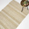 Homescapes Arlyn Jute-Teppich beige-weiß gestreift 90x150 cm, Flachgewebe-Teppich Jute & Baumwolle mit Streifen-Muster