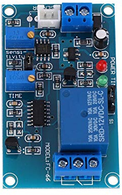 Yctze Lichtsteuermodul mit Einstellbarer Verzögerungsrelais (DC 12V)